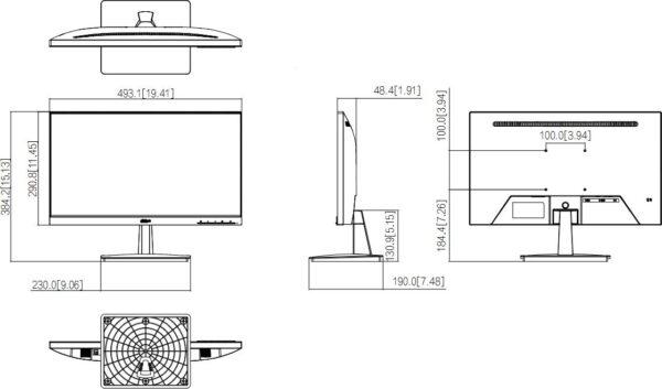 Monitor 22" Dahua LM22-L200N - obrazek 6