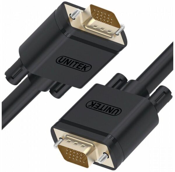 Kabel VGA Unitek Y-C513G Premium VGA HD15 M/M 2m