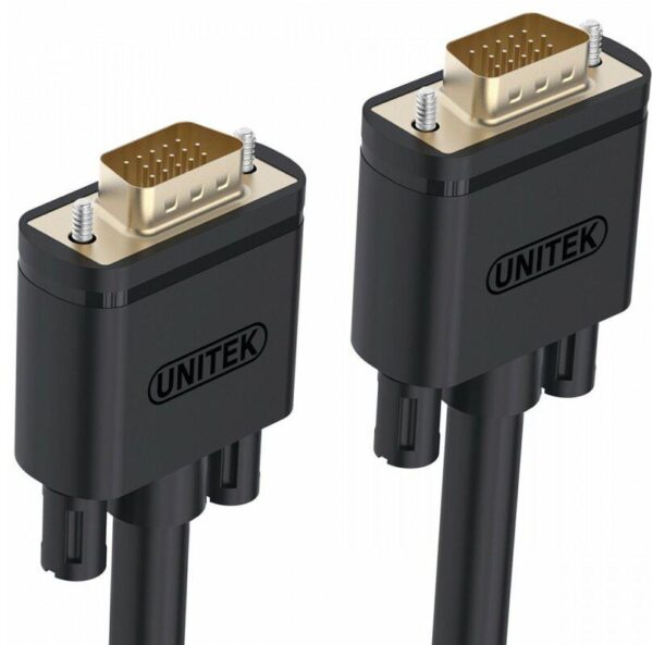 Kabel VGA Unitek Y-C513G Premium VGA HD15 M/M 2m - obrazek 3